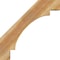 Ekena Millwork 4"W x 24"D x 24"H Merced Rough Sawn Knee Brace, Western Red Cedar BRC04X24X24MRC00RWR - alternate 2